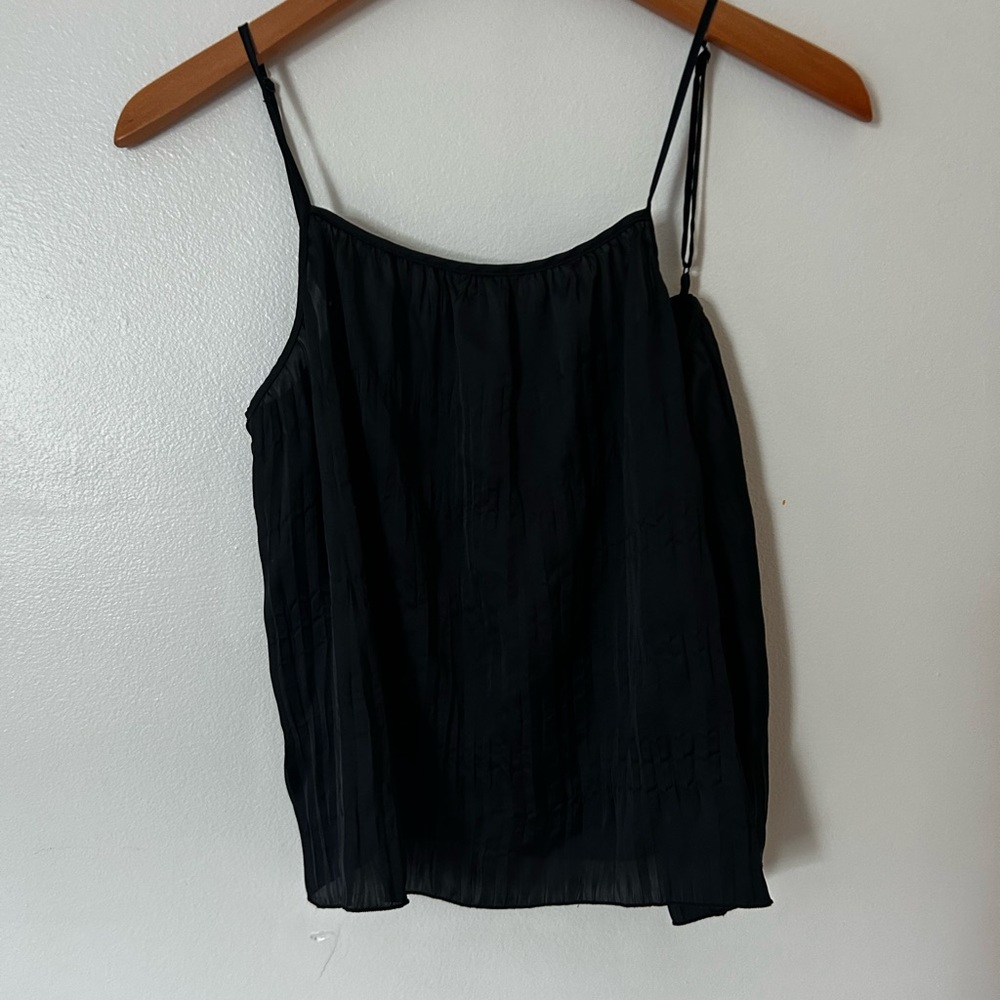 A new day- Black Sleeveless Cami Top
